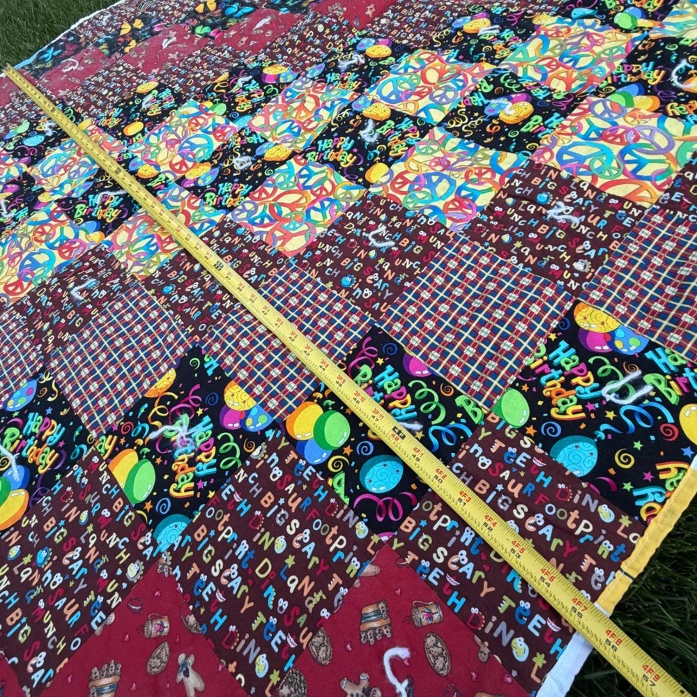 Handmade patchwork quilt